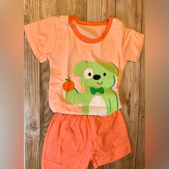 None Other - Casual T-shirt and stretch pants set for toddler boy or girl